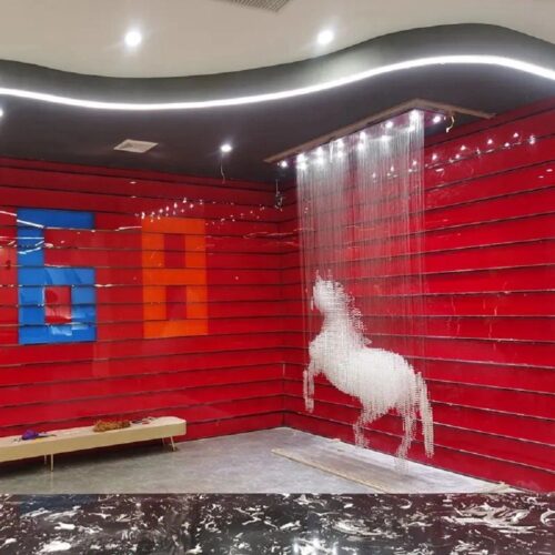 Custom Your Brand Creative Modern Horse Shape Chandelier