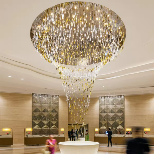 Custom Large Hotel Villa Restaurant Shopping Mall Chandelier