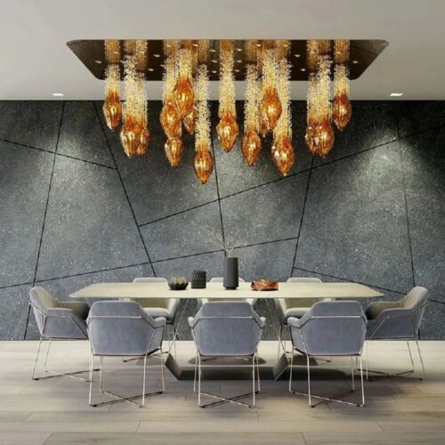 Decorated Glass Meeting Room Chandeliers & Pendant Light