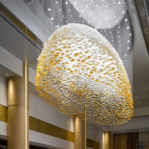 Exquisite European Crystal-Crafts Chandelier