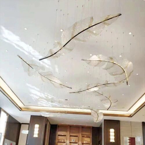 Leaf Shape Hotel Lobby Pendant Lights