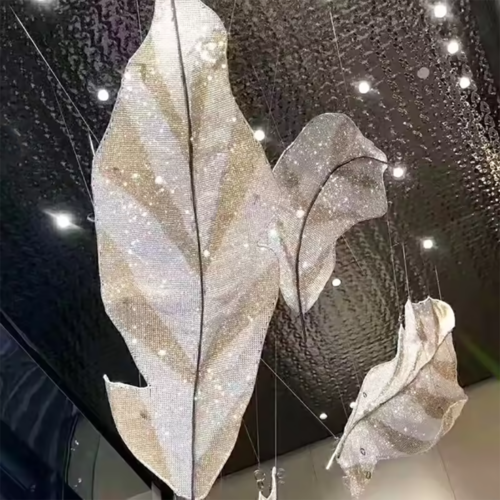 Leaf Shape Hotel Lobby Pendant Lights