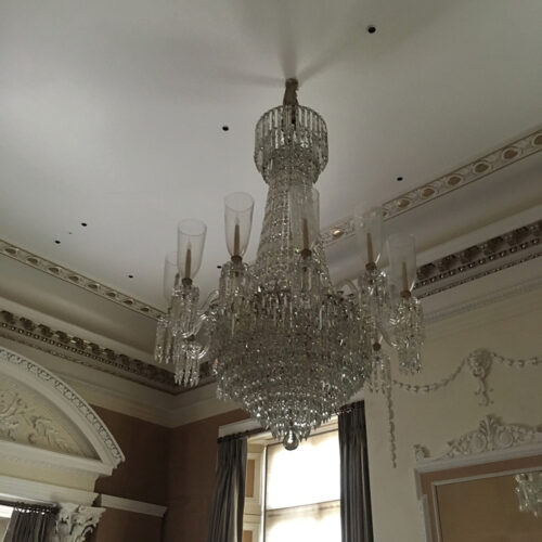 Vintage Style Large Crystal Chandelier for Banquet Hall