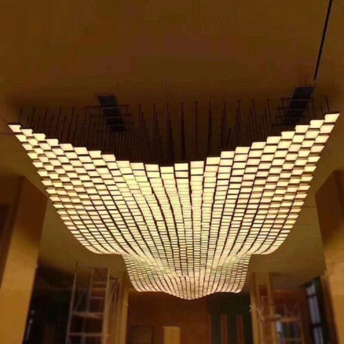 Custom Made Modeling Wave Shape Large Chandelier