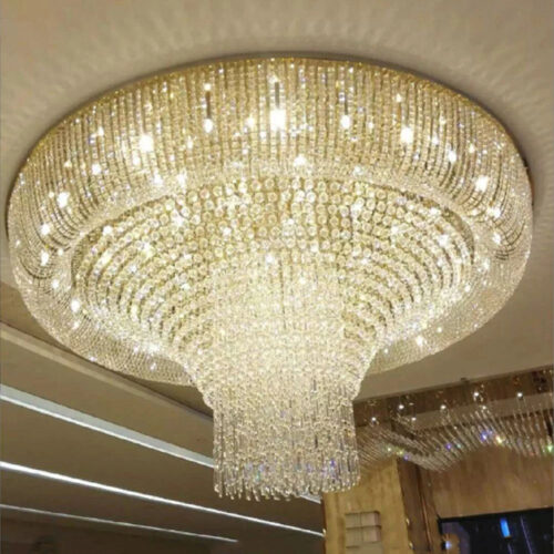 Lighting Factory Big Flush Mounted Round Pendant Lights