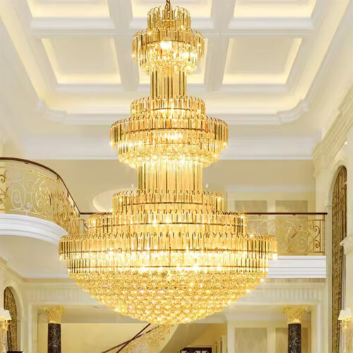 Decor Villa Dining Room Luxury Hall Duplex Building Pendant Light