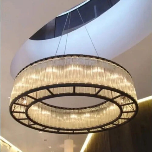 Round Crystal Chandelier