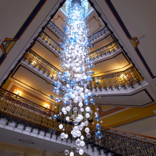 Project Engineering Large Hotel Luxury K9 Crystal Chandelier