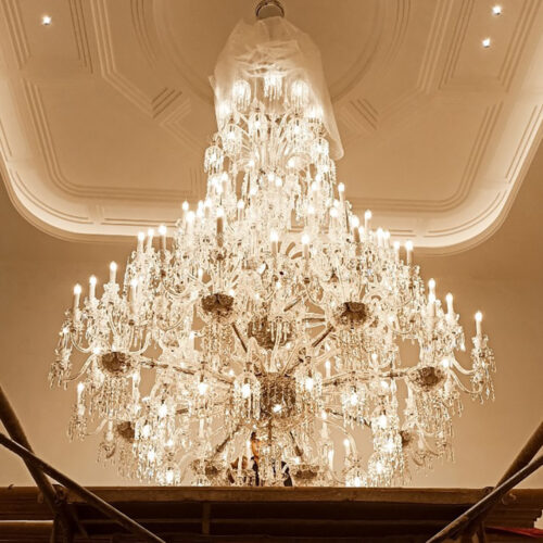 Large Classical Luxury Maria Theresa Crystal Candle Chandelier