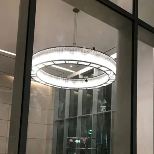 Round Crystal Chandelier