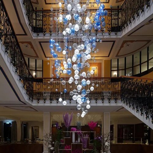 Project Engineering Large Hotel Luxury K9 Crystal Chandelier