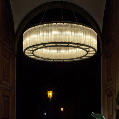 Round Crystal Chandelier