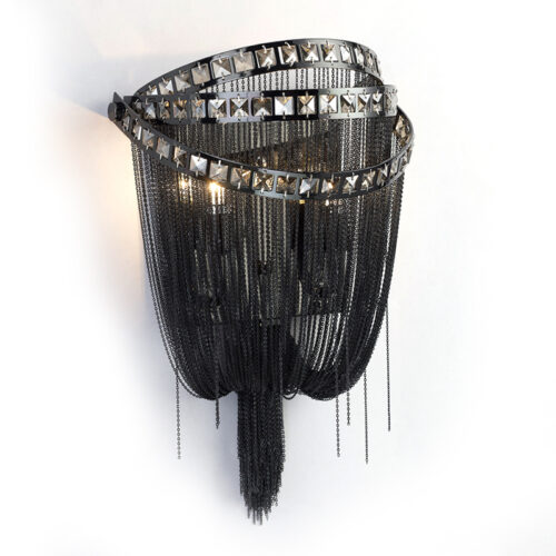 Steel Chain LED Chandeliers with Aluminum Tassels – Modern Hardware