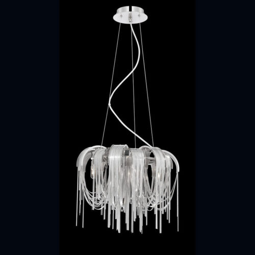 European Silver Iron Chain Chandeliers – Contemporary Pendant Lighting