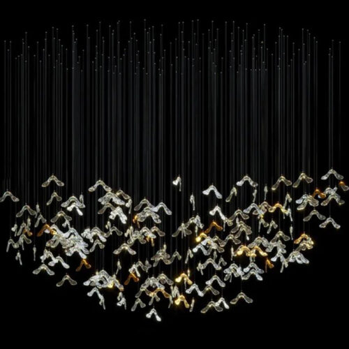 Sprouts Shaped LED Chandelier for Popular Hotel Lobby Villa