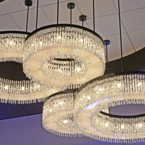 High-Grade Crystal Ceiling Lamp for Modern Minimalist Living Room