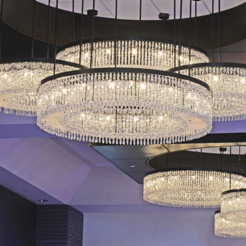 High-Grade Crystal Ceiling Lamp for Modern Minimalist Living Room