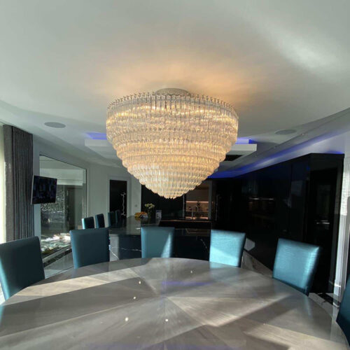 Modern Flush Mounted Project Chandelier from Lighting Factory