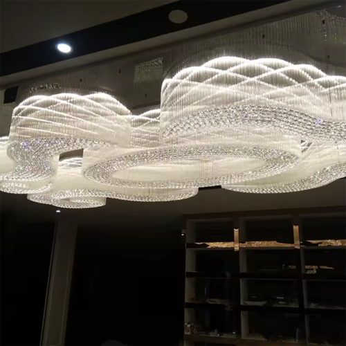 Creative Crystal Ceiling Lamp for Custom Home Wedding Decoration