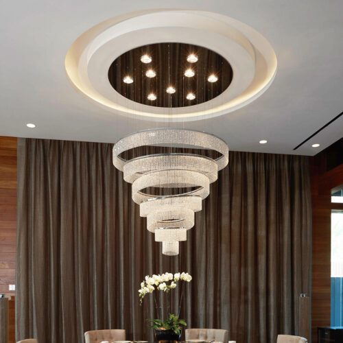 Luxury Indoor Lighting for Modern Living Room and Kitchen