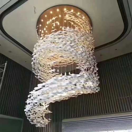 Custom Pendant Light for Large Indoor Decoration Projects in Hotels and Villas