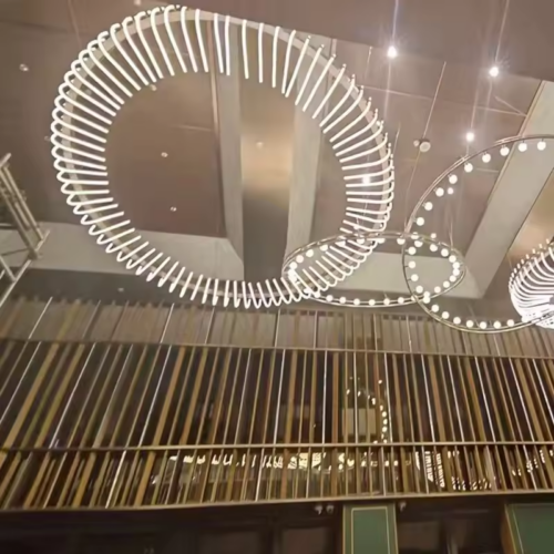 Hotel Project Lighting Chandelier for Decorative Commercial Centers