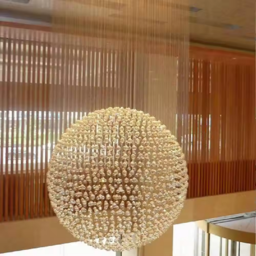 Custom Large Round Ceiling Chandelier for Hotel Projects