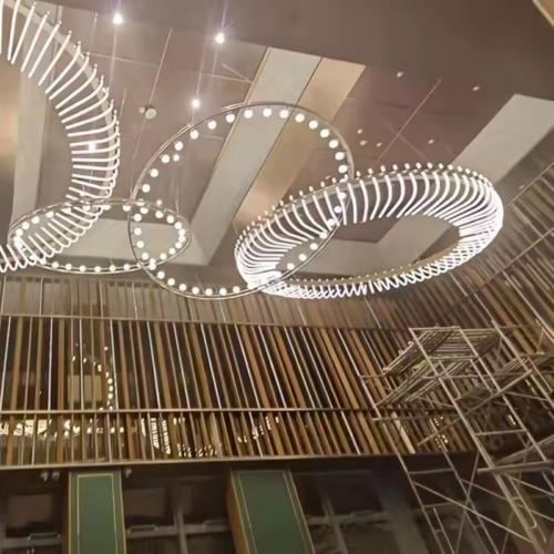 Hotel Project Lighting Chandelier for Decorative Commercial Centers