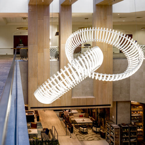 Hotel Project Lighting Chandelier for Decorative Commercial Centers