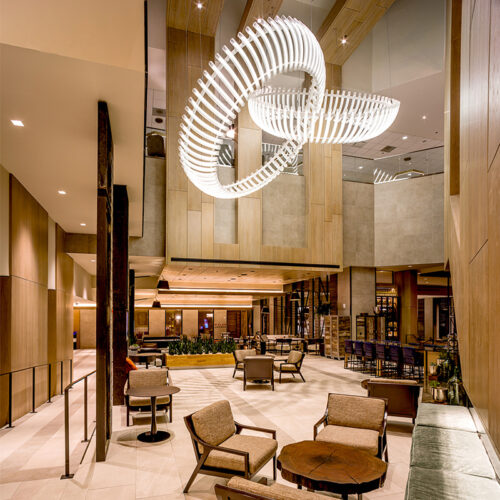 Hotel Project Lighting Chandelier for Decorative Commercial Centers