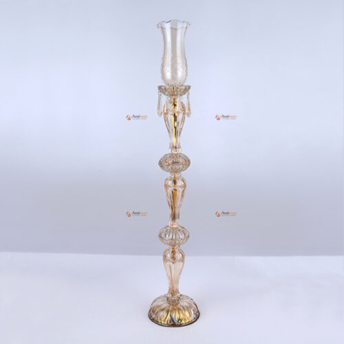 Gold Crystal Candle Holder L