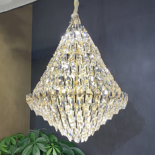 Enhance hotel decor with a modern ceiling lamp.