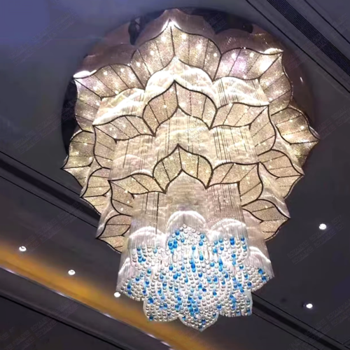 Decorative European Crystal Chandelier for Hotel Living Room