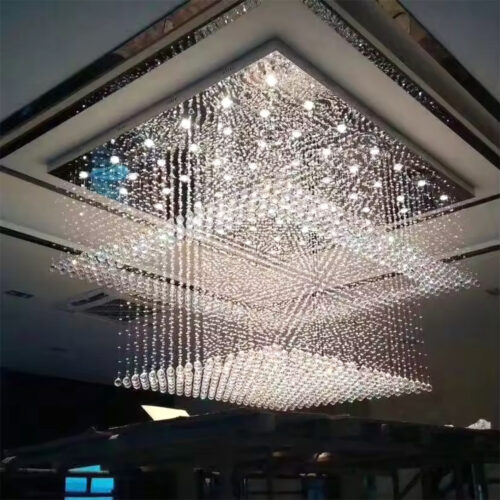 Personalized Crystal Beads Pendant Lamp Design