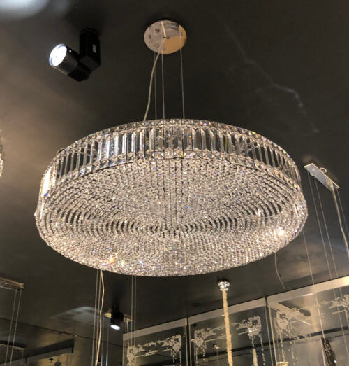 Loft Glass Hanging Exquisite Crystal Chandelier