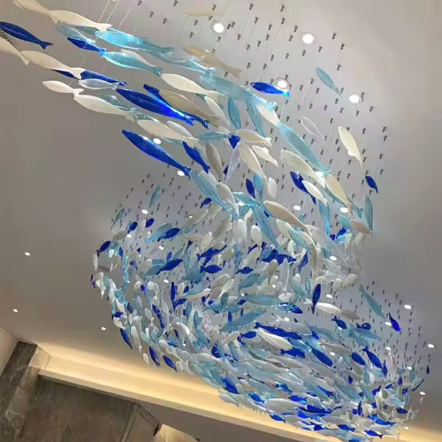 Customized Little Fish Design Pendant Lights for Hotel Living Room