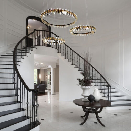 Elevate your space with a luxurious modern style chandelier.