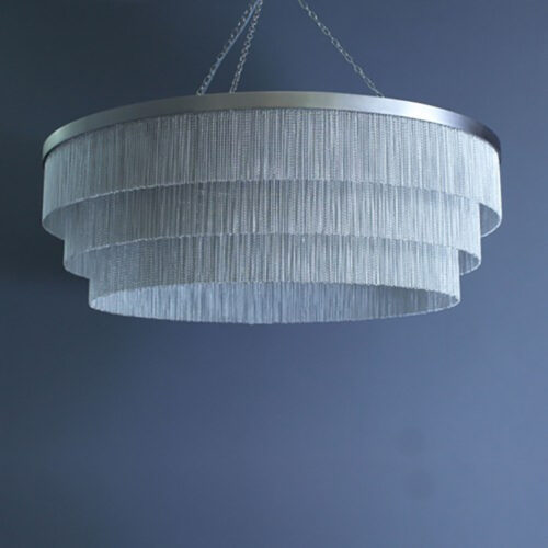 Custom Post-Modern Tassel Chain Chandeliers for Unique Lighting