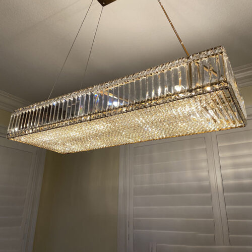 Lobby Hanging Large Stair Cristal LED Luxury Crystal Chandelier