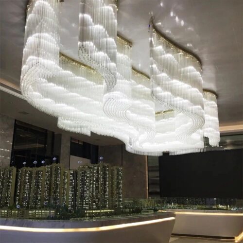 Large Luxury Chandelier for Office and Banquet Hall Decoration