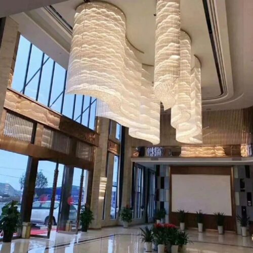 Large Luxury Chandelier for Office and Banquet Hall Decoration