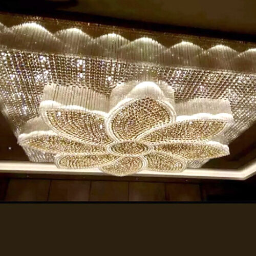 Modern Luxury Crystal Chandelier Hanging Lamp for Indoor Decor