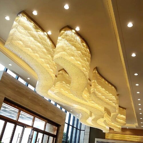 Large Luxury Chandelier for Office and Banquet Hall Decoration