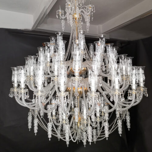 Bohemia Industrial Glass Chandelier 72 lights