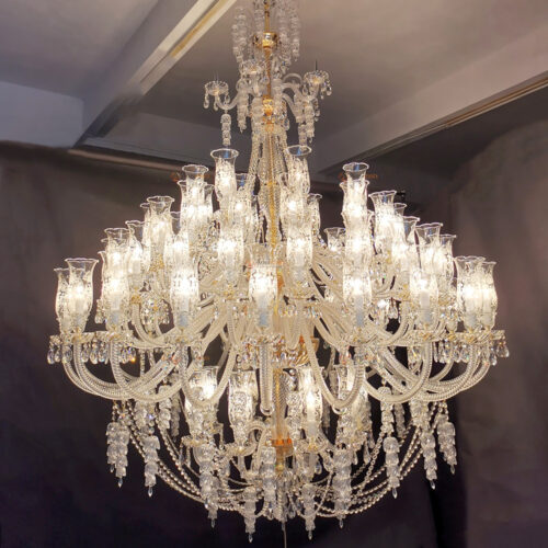 Bohemia Industrial Glass Chandelier 72 lights