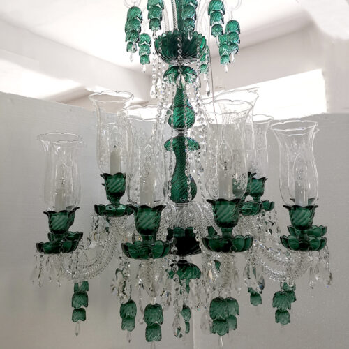 Bohemia Glass Crystal Candle Chandelier 12 Lights