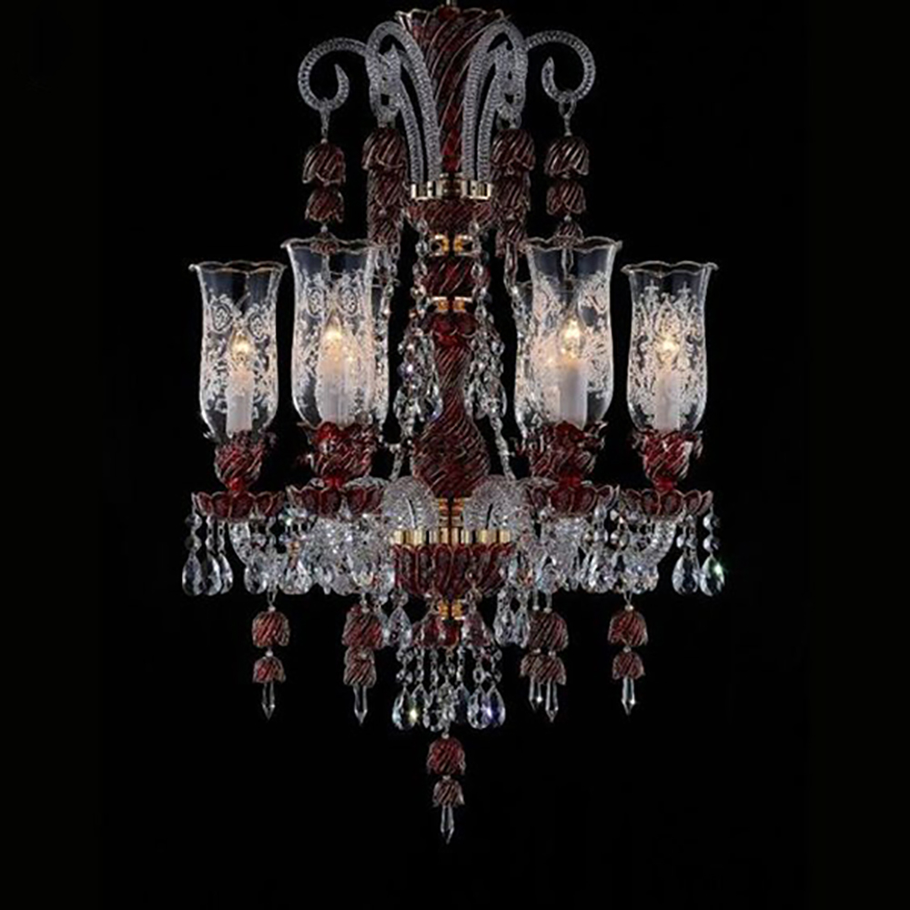 Bohemia Glass Crystal Candle Chandelier