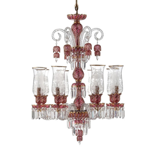 Bohemia Red Crystal Luxury Chandelier