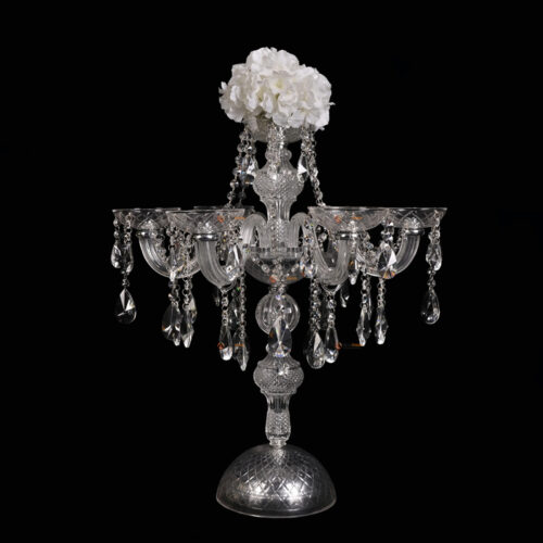 6+1 Head Wedding Crystal Candelabra