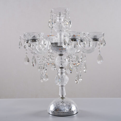 6+1 Head Wedding Crystal Candelabra